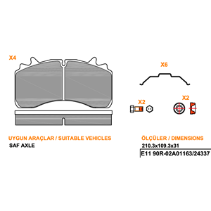 SAF AXLE WVA 29162
