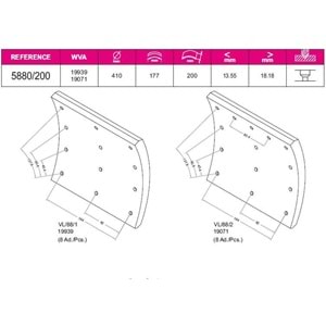 KAMPANA BALATA ÖN F/R BMC DEV FATİH 220.26