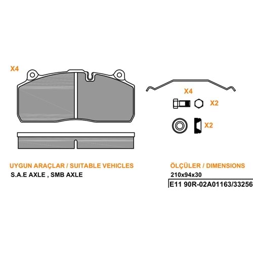 S.A.E AXLES MB AXLE WVA 29195