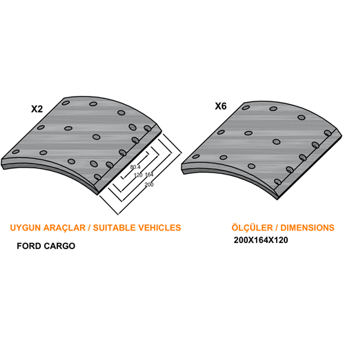 FORD CARGO 200 x 164 x 120 mm
