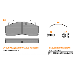 SAF JUMBO AXLE WVA 29159